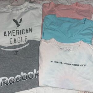 Bundle of 5 medium t shirts,